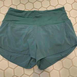 Lululemon high waisted speed up short
